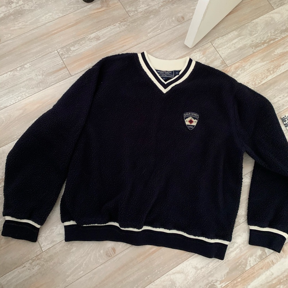 Polo sherpa crewneck